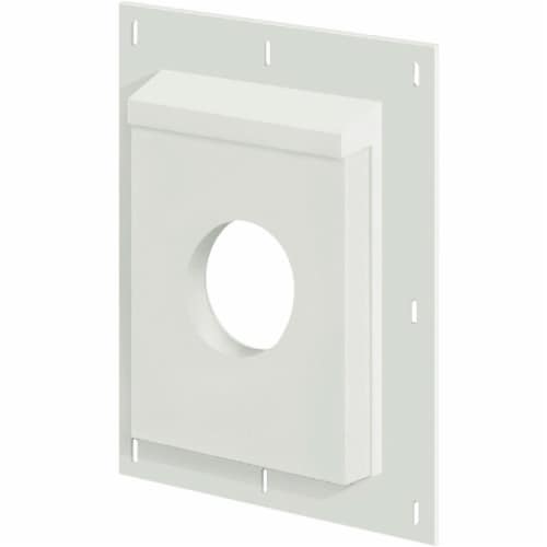 Builders Edge Sturdimount 8-1/2  x 11  Arctic White Fiber Cement Mounting Blocks Perspective: front