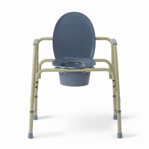 Medline Extra Sturdy Bariatric Commode Perspective: front