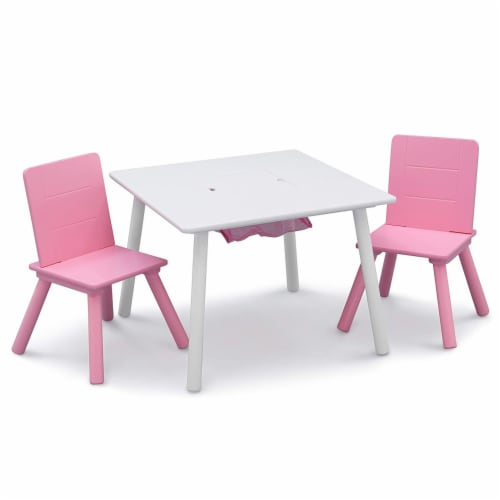 Delta Children Kids Table and Chair Set with Storage for Toddlers