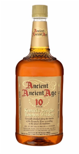 Ancient Age 10 Star Kentucky Straight Bourbon Whiskey Perspective: front