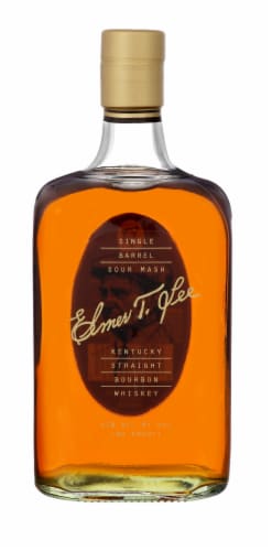 Elmer T. Lee Single Barrel Sour Mash Kentucky Straight Bourbon Whiskey Perspective: front