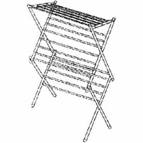 Madison Mill 41 9 Dowel Coated Aluminum Dryer Perspective: front