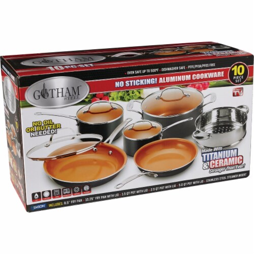 Gotham Steel 12 Piece Nonstick Cookware Set