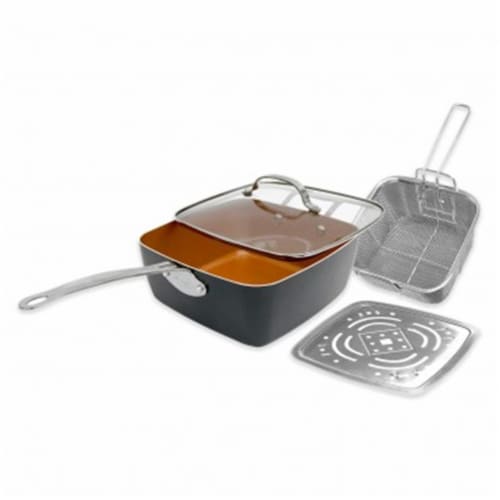 Gotham Steel 1194 9.5 in. Non-Stick Titanium & Ceramic Deep Square