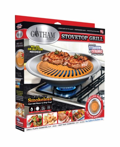 Gotham Steel Cerama Non Stick Stove Top Indoor Grill 1 Harris Teeter