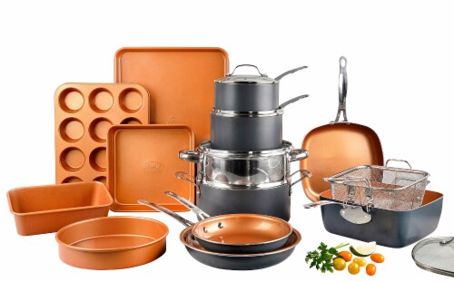 Gotham Steel Gray Bakeware Set Perspective: front