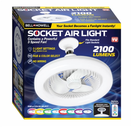 Bell + Howell® Socket Air Light™ Perspective: front