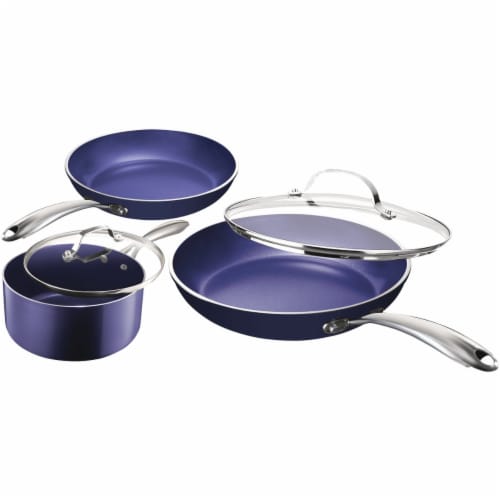 Granite Stone Diamond™ Blue Non-Stick Aluminum Cookware Set, 5 pc - Pick 'n  Save