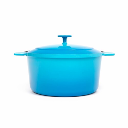 Granite Stone Diamond™ Blue Non-Stick Dutch Oven Perspective: front