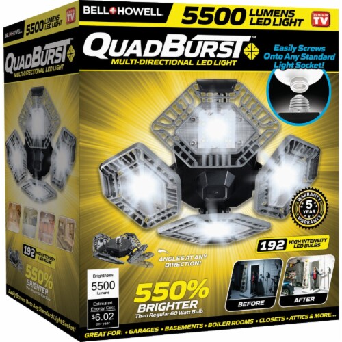 Bell+Howell® QuadBurst™ Multi-Directional LED Light Perspective: front