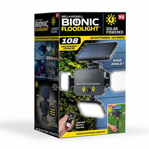 Bell and Howell Bionic Solar Powered Floodlight Perspective: front