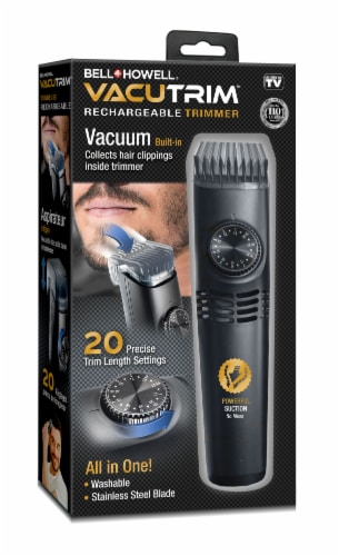 Bell and Howell Vacutrim Rechargeable Trimmer Perspective: front