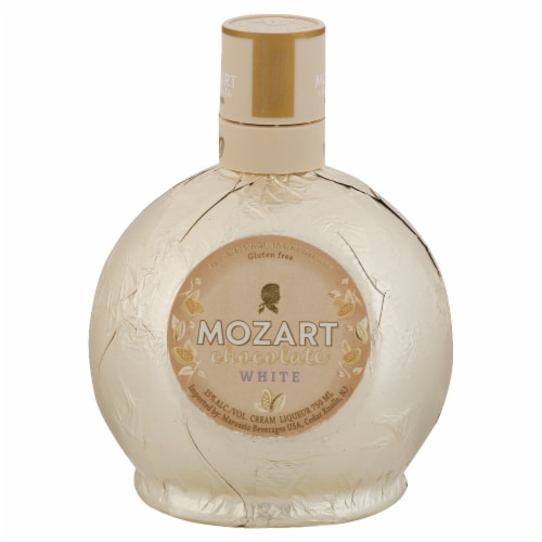 Mozart White Chocolate Cream Liqueur Perspective: front