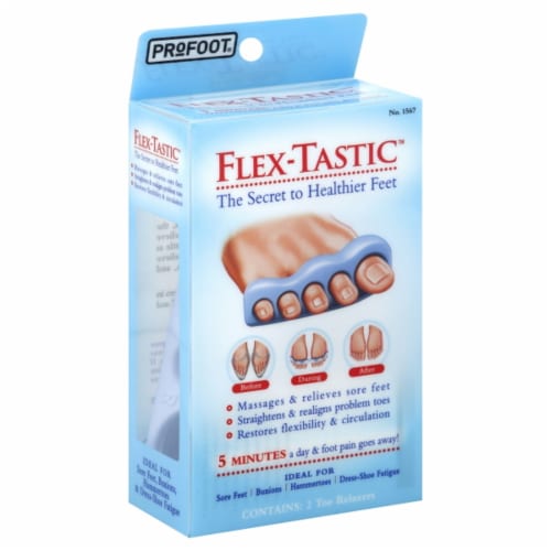 Profoot® Flex-Tastic™ Toe Relaxers Perspective: front