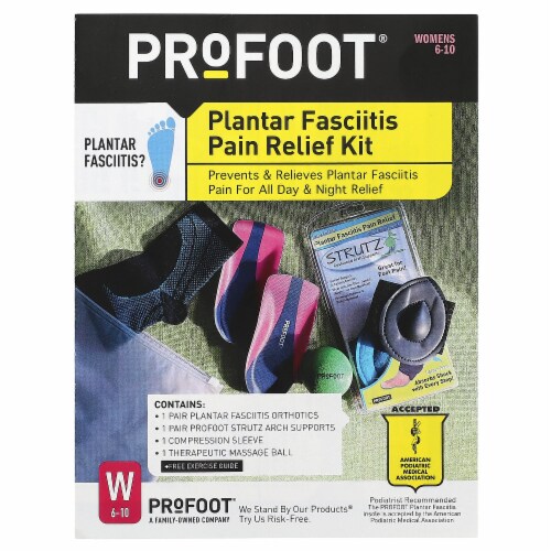 Profoot Plantar Fasciitis Pain Relief Kit Women Size 6 10 7 Piece Kit 4 Count Smith s Food and Drug