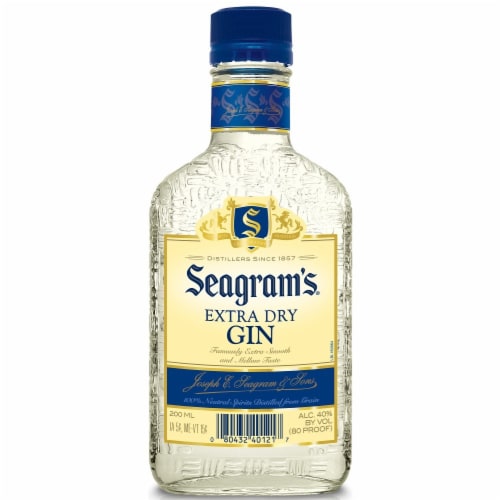 Seagram's Extra Dry Gin Perspective: front