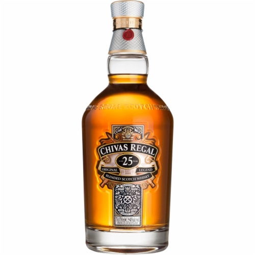 Chivas Regal Aged 25 Years Original Blended Scotch Whisky Perspective: front