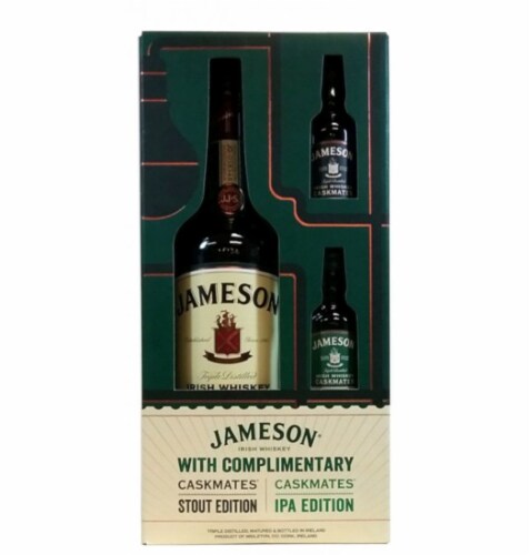 Jameson Caskmates Irish Whiskey Gift Set Perspective: front