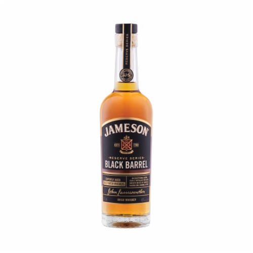 Jameson Black Barrel Select Reserve Blended Irish Whiskey Perspective: front