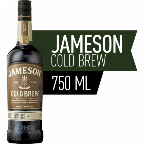 Jameson Cold Brew Coffee Flavored Whiskey Perspective: front