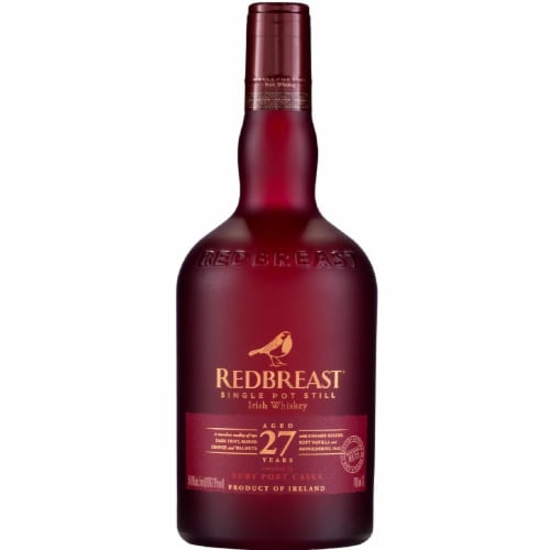 Redbreast Aged 27 Years Single Pot Still Irish Whiskey Perspective: front