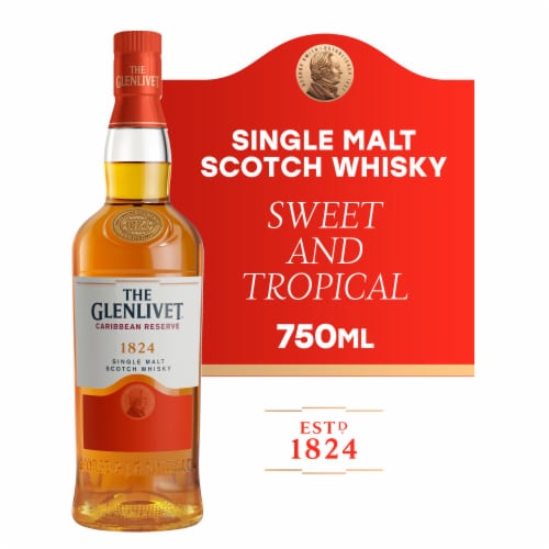 The Glenlivet Caribbean Reserve Single Malt Scotch Perspective: front