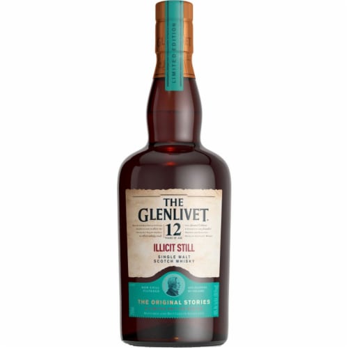 The Glenlivet Illicit Still Single Malt Scotch Whisky Perspective: front