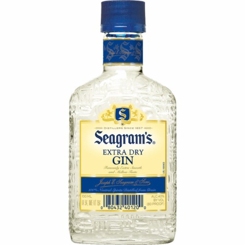 Seagram's Extra Dry Gin Perspective: front