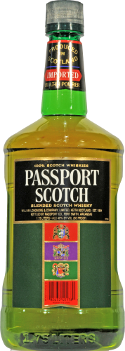 Passport Scotch Blended Scotch Whisky Perspective: front