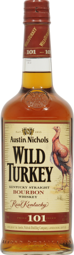 Wild Turkey 101 Kentucky Straight Bourbon Whiskey Perspective: front