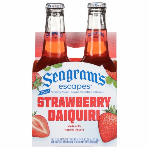 Seagram's Escapes Strawberry Daiquiri Flavored Hard Beverage Cooler Perspective: front