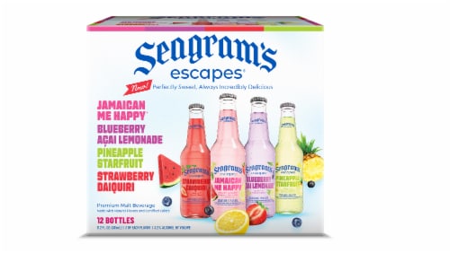 Seagram's Escapes® Malt Beverage Cooler Variety Pack Perspective: front