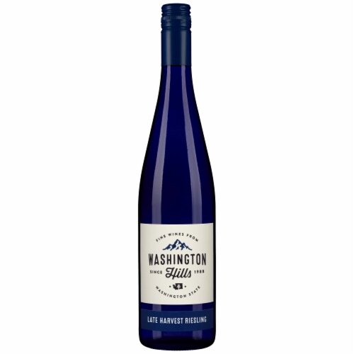 Washington Hills Late Harvest Riesling Washington White Dessert Wine Perspective: front