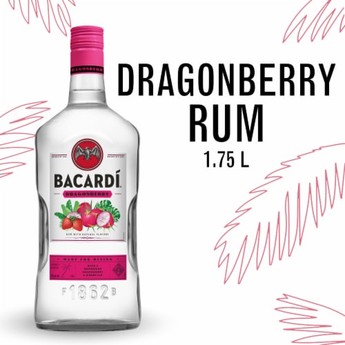 BACARDÍ® Dragonberry Rum, Gluten Free Perspective: front