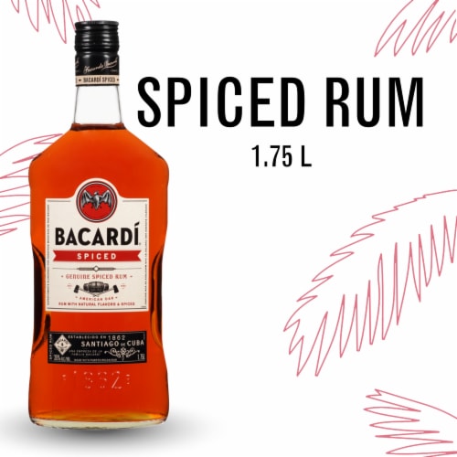 Bacardi Spiced Dark Rum Perspective: front