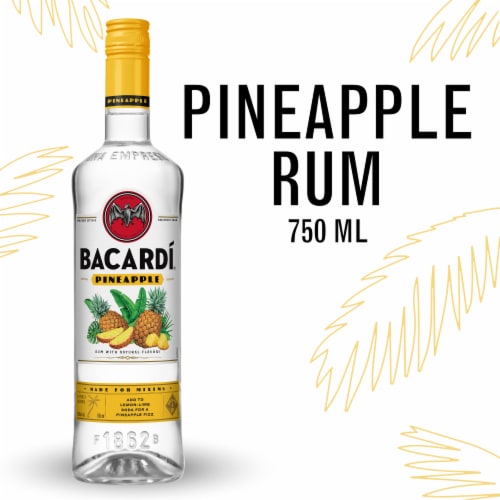 Bacardi Pineapple Rum Perspective: front