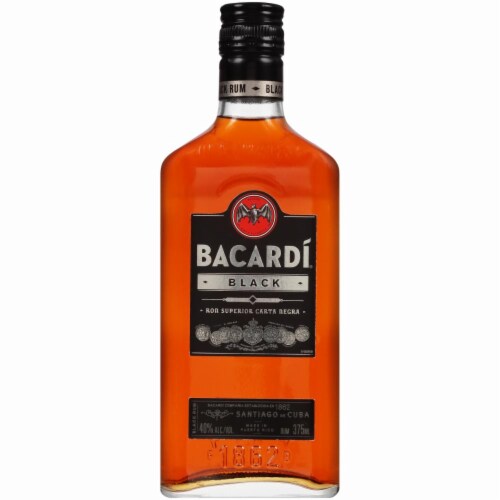 Bacardi Black Dark Rum Perspective: front