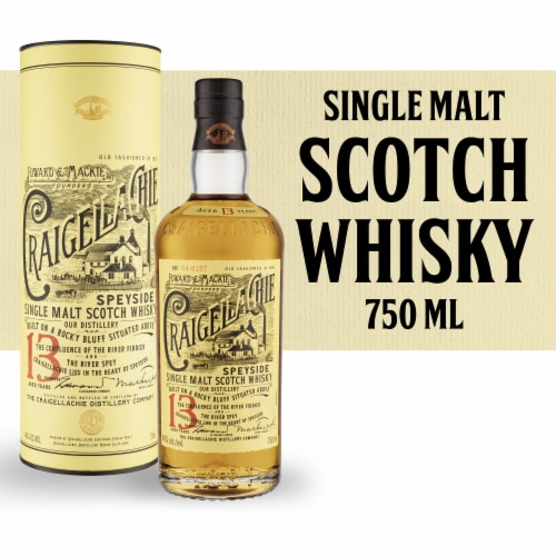 CRAIGELLACHIE® 13 Year Old Single Malt Scotch Whisky Perspective: front