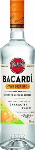 Bacardi Tangerine Rum Perspective: front