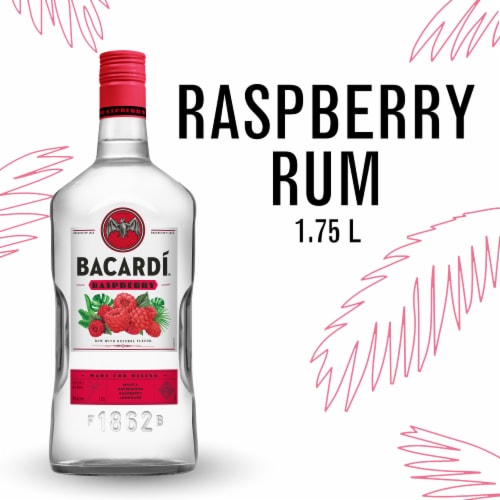 BACARDÍ® Raspberry Rum, Gluten Free Perspective: front
