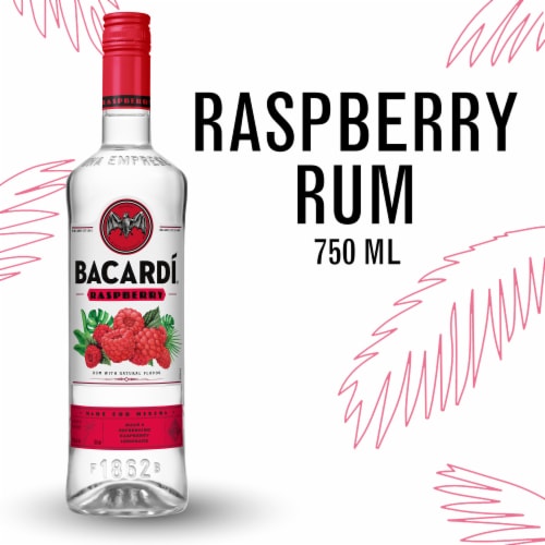 BACARDÍ® Raspberry Rum, Gluten Free Perspective: front