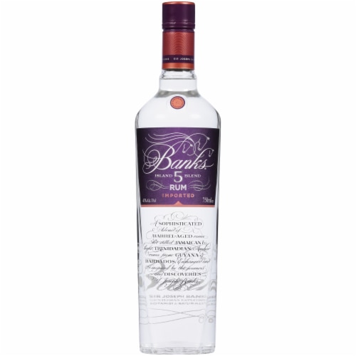 Banks 5 Island Blend Rum Perspective: front