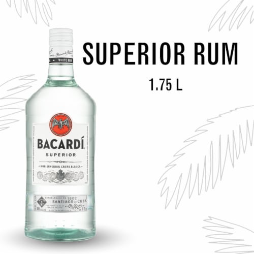 Bacardi Superior Light Rum Perspective: front