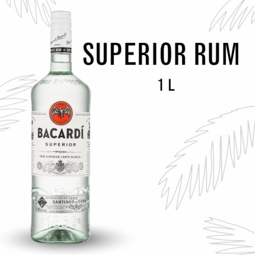 Bacardi Superior White Rum Perspective: front