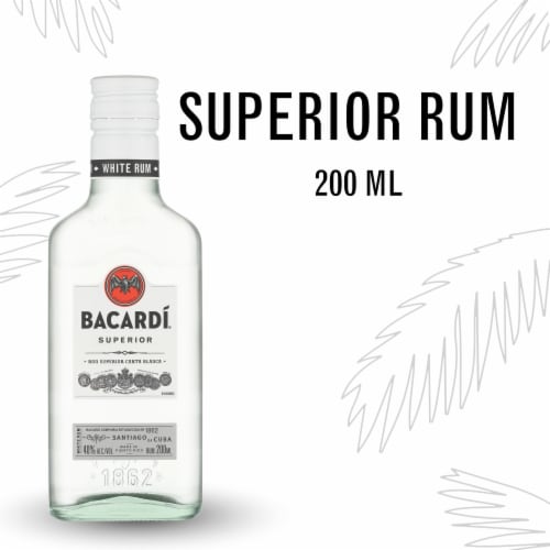 BACARDÍ® Superior White Rum, Gluten Free Perspective: front