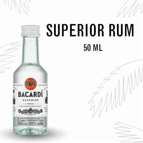 Bacardi Superior Light Rum Perspective: front