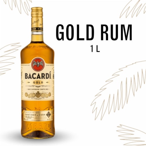 Bacardi Gold Dark Rum Perspective: front