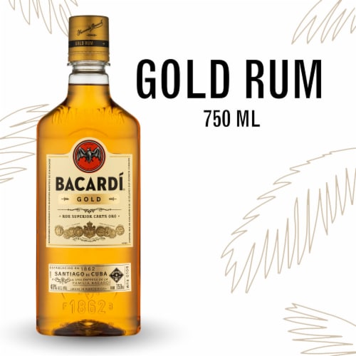BACARDÍ® Gold Rum, Gluten Free Perspective: front