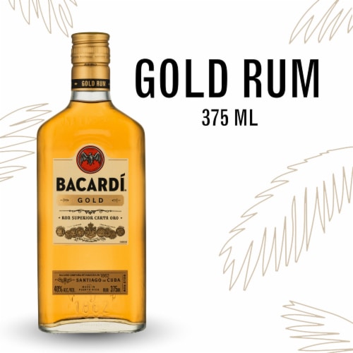 Bacardi Gold Dark Rum Perspective: front