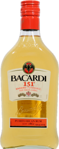 Bacardi 151 Rum Perspective: front